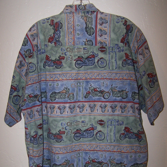 HARLEY-DAVIDSON "TORI RICHARD" CASUAL SHIRT S2892 - Picture 6 of 8